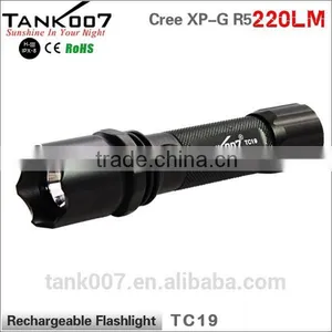 TANK007 Electric Charge Torch Light Night Hunting Torch Light Rechargeable Led Police Flashlight thumbnail-1