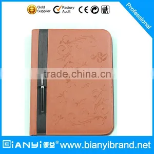 Leather A5 Folder Organiser Portfolio With Personalisation Option thumbnail-2