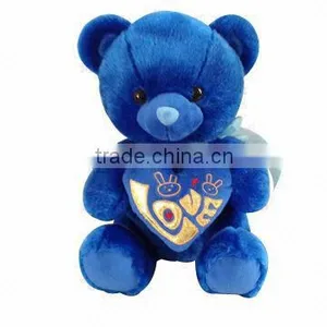 JM8816 Plush Toy for Valentine's Day, Colorful Bear With Heart thumbnail-1