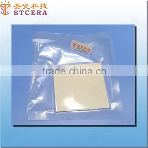 STCERA Ivory Aluminium Wafer Sheet, Industrial Alumina Ceramic White Board Sheet thumbnail-1