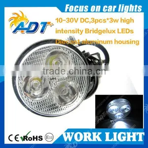 Waterproof IP67 9w Spot LED Light Off Road Round Work Lamp thumbnail-1