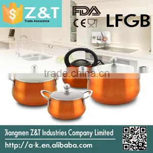 New Product Orange Aluminum Ceramic Coating Set thumbnail-2