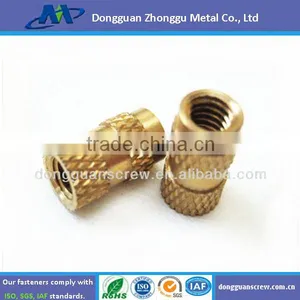 China Manufacturer M3.5 Brass Inserts For Plastic Molding With High Producing Efficiency thumbnail-1