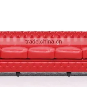 Chesterfield Showroom Brighton Red Sofas thumbnail-1