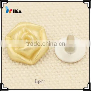 Fashion Flower Shape Golden Garment Rivets thumbnail-1
