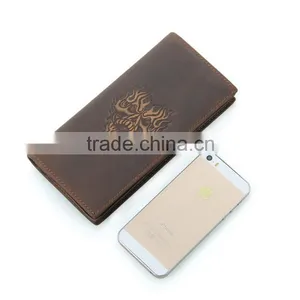 100% Handmade Bifold Calf Leather Men Wallet Fashion Genuine Leather Wallets thumbnail-5
