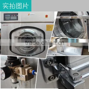 Best Quality Full Automatic 50kg, 100kg Industrial Washing Machine in Commercial Laundry Equipment for Sale thumbnail-3