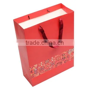 China Ethnic Red Paper Gift Bag thumbnail-3