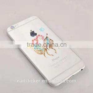 Custom New Fashion Rhinestone Metallic Tattoo Crystal Gold Foil Tattoo Stickers thumbnail-4