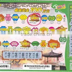 200g Thermal Paper Scratch Tickets Card Printing Quality Choice thumbnail-4