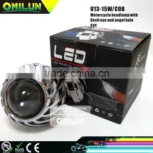 Motorcycle U13 Devil Eye Angel Halo Eye LED Headlight thumbnail-2