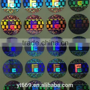 Security Lattice Printing Hologram Label With Custom LOGO thumbnail-3
