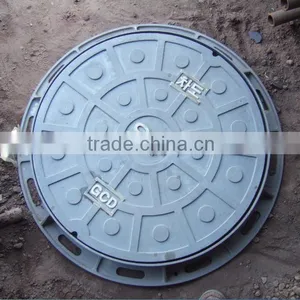 Nodular Cast Iron Manhole Covers Anti-theft Heavy Duty Corrosion Resistant Security OEM Manhole Covers China Factory Well Lid thumbnail-3