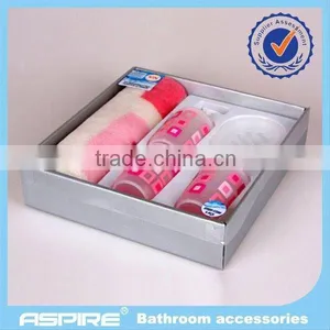 Flower 5pcs ABS Bathroom Set thumbnail-1