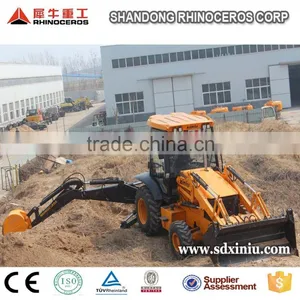 Agriculture Equipment 7ton Wheel Loader Backhoe Tractor for Sale thumbnail-2