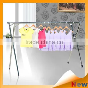 2015 Hot Sale Telescopic&adjustable Heavy Duty Double Pole Laundry Rack Stainless Steel Clotheshorse thumbnail-1