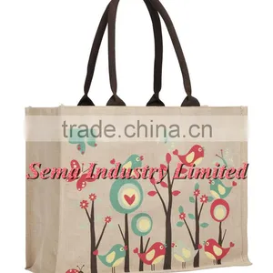 Personalised Jute Shoulder Bags and Burlap Sack for Wholesale thumbnail-3