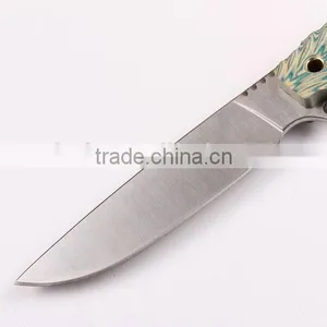 OEM Colorful 7Cr17 Steel Military Knife Full Tang Blade thumbnail-4