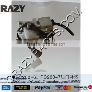 6D102 Throttle Motor & Stepper Motor & Fuel Control Motor &for PC200-6 PC200-7 Electric Parts thumbnail-1