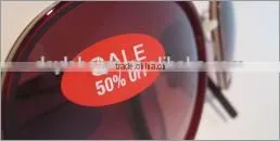Bulk Customized Printed Paper Sunglasses Label thumbnail-1