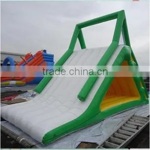 Floating on Water Inflatable Slide Floating Island Inflatable Water Games thumbnail-1