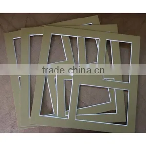 Wholesale 4ply 5x7 8x10 11x14 Precut Uncut White Black DIY Mats for Deco Home Frame thumbnail-4