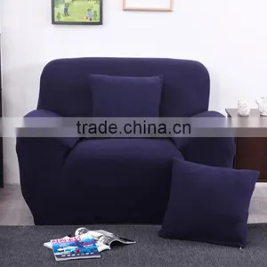 Popular Elastic Stretch Leather Sofa Slipcover Sapphire Blue008 thumbnail-1