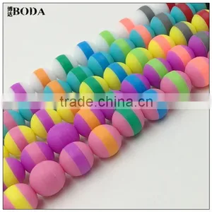 The Lovely Baby Teething Toys Heart Round Bead Silicone Beads thumbnail-3
