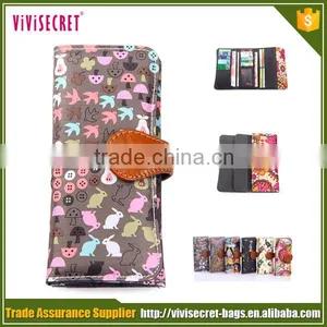 Vivisecret New Design Wallet Card Holder Fashion Printing Nylon Wallet for Lady thumbnail-6