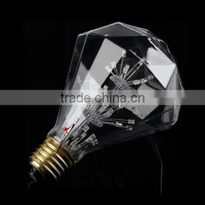 Diamond Shape Led Firework Bulb D95 E27 Base Decorative Light Bulb thumbnail-2