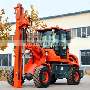 Loader Earth Auger/ramming Hydraulic Drive Piling Machine thumbnail-1