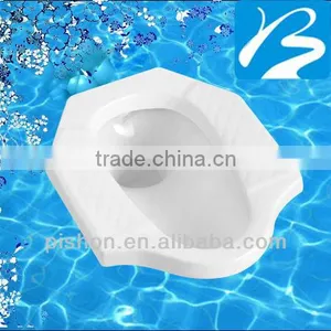 Squat Toilet WC One Piece WC Squat Pan thumbnail-1
