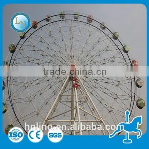 Thrill & Attractive Funfair Park Amusement Rides 30M Giant Ferris Wheel for Sale thumbnail-5