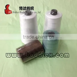 100% High Quality Dyed Ring Spun Polyester Sewing Thread Manucaturer in China thumbnail-2