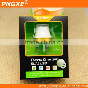 5V/2 1A 2 Port Desktop Micro USB Wall Charger Travel Power Adapter for IPhone 6 Plus 5S 5C 5 4S, IPad Air Mini, Samsung thumbnail-1