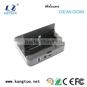 Hot Promotion 2 SATA All in One Dual Usb 3.0 Hdd Docking Station thumbnail-1