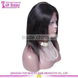 Hot Sale French Lace Base Wig Cheap Brazilian Silk Top Lace Front Wigs With Baby Hair thumbnail-2