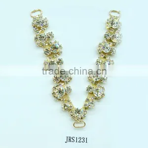 China Supplier Flatback Rhinestones Chain Trimming Shoe Chain Accessories thumbnail-6