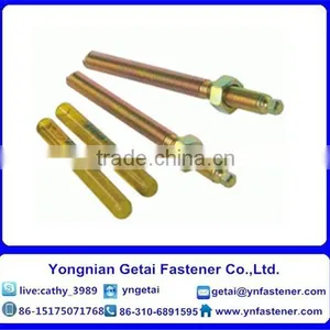Chemical Anchor, Electro Galvanized Wedge Anchor, Color-zinc Plated Wedge Anchor With Good Quality thumbnail-1