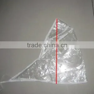 Promotion Rain Bonnet/plastic Rain Cap thumbnail-1