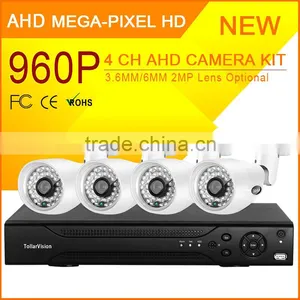 4CH AHD DVR Security Camera System Outdoor 4camera Cctv Kit thumbnail-1