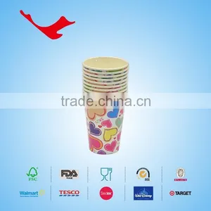 9oz(high) PE Coated Single Wall Disposable Paper Cups With Printing thumbnail-3