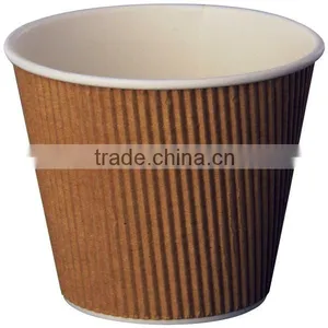 2016 New Design Customer Logo Ripple Wall Paper Cup for Wholesale thumbnail-4