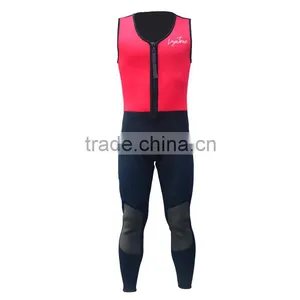 Long Steamer Sleeveless Neoprene Wet Suits thumbnail-1