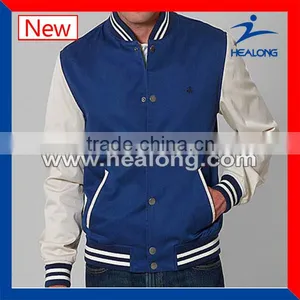 Top Quality Custom Blank Baseball Jackets Wholesale thumbnail-1