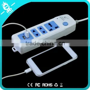 Durable Multi Desktop Smart Electric Switch and Socket With Dual USB Ports thumbnail-6