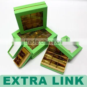 China Supplier Trade Assurance Luxury Hot Sales Dubai Chocolate Gift Box With PVC Window thumbnail-1