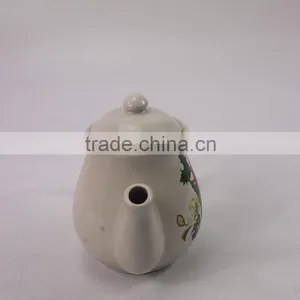 Fashion Style Ceramic Water Bottle Ceramic Flower Pot Painting Designs Ceramic Kettle With Ear Handle Ceramic Tea Pot thumbnail-3