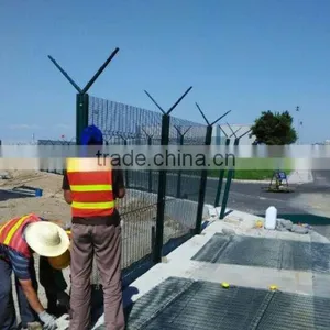 Powder Coated Anti-climb Prison 358 Fencing/high Security Panel Fence/voltage Coated 358 Anti- Climb Welded Security Fence thumbnail-4