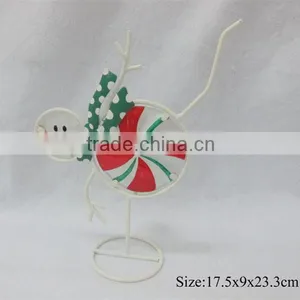 2014 New Iron and Glass Candle Holder for Chrismas Day thumbnail-1